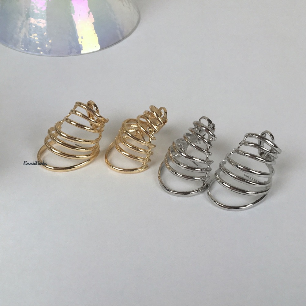 New Zara Rib Style Ear Cuffs - Picture 7 of 11